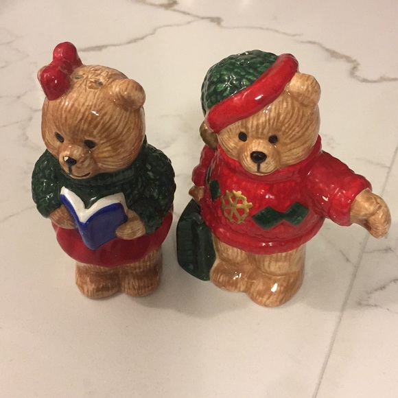 Other - Celebrate the Season  Bear Salt and Pepper Shakers